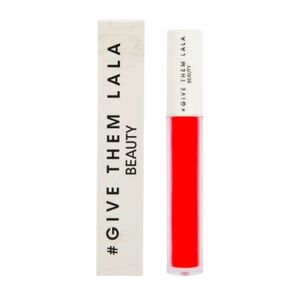 NIB GIVE THEM LALA * HYDROMATTE LIPPEE - I LOVE YOU - RED LIPCOLOR